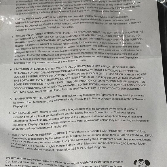 Wacom DTU-1141 Electronic Pen Display interact Signature Pad Healthcare Gov NWT - Picture 14 of 16